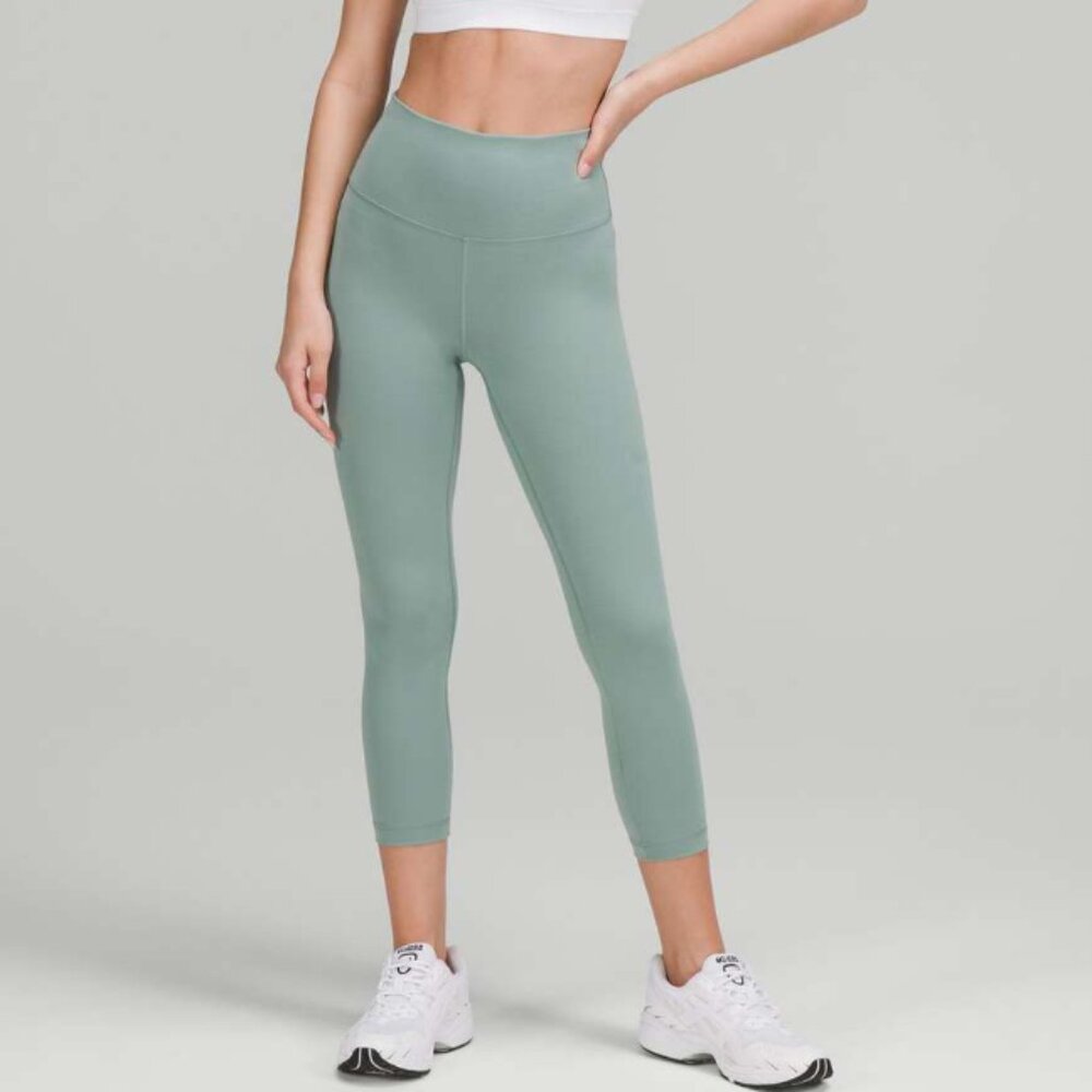 Lululemon Wunder Train High-Rise Crop 23" - Misty Glade